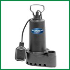 Superior Pump Model 92507 0.50 horse power Tether Float Cast Iron Housing Automatic Submersible Sump Pump
